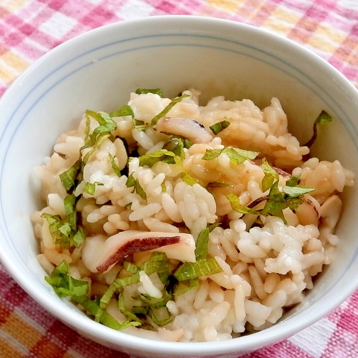 イカと青じその混ぜご飯